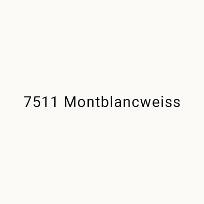 7511 Montblancweiss